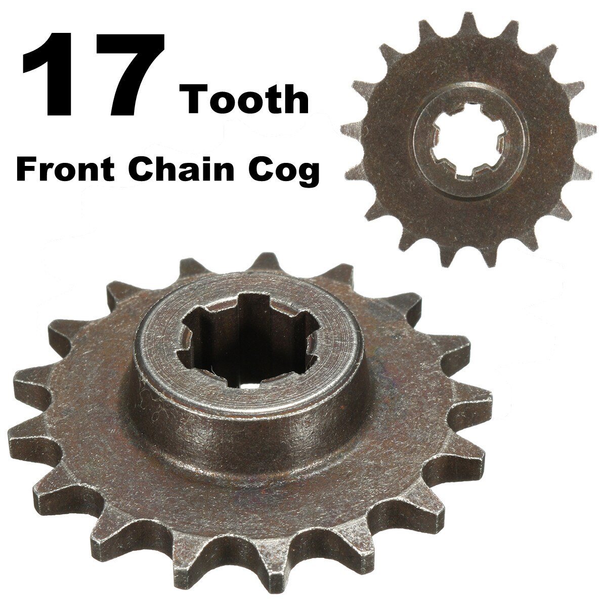 T8F 8mm 11/14/17 Tooth Front Pinion Sprocket Chain Cog Mini Moto Dirt Bike: 17