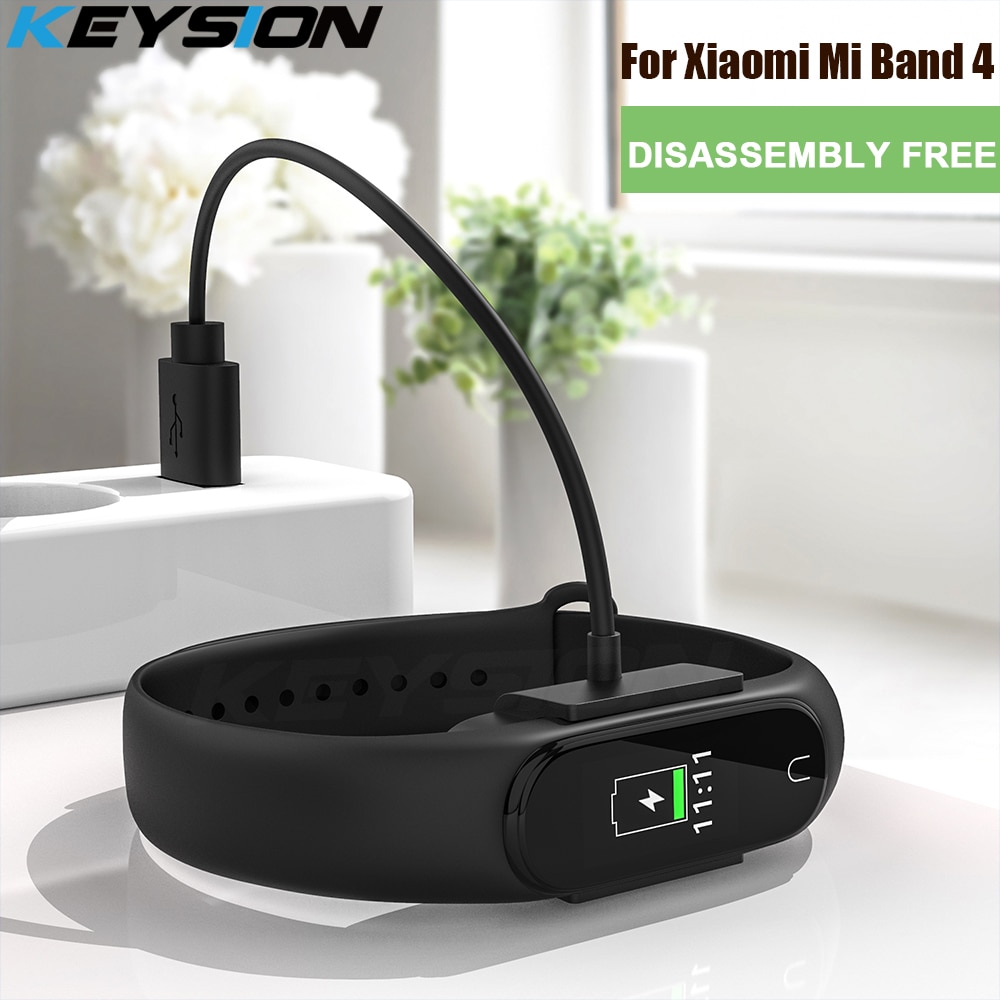KEYSION Demontage freies Schnelles Ladegerät Kabel Für Xiao mi mi Band 4 globale USB Ladegerät Lade Dock für Xiao mi mi Smart Band 4