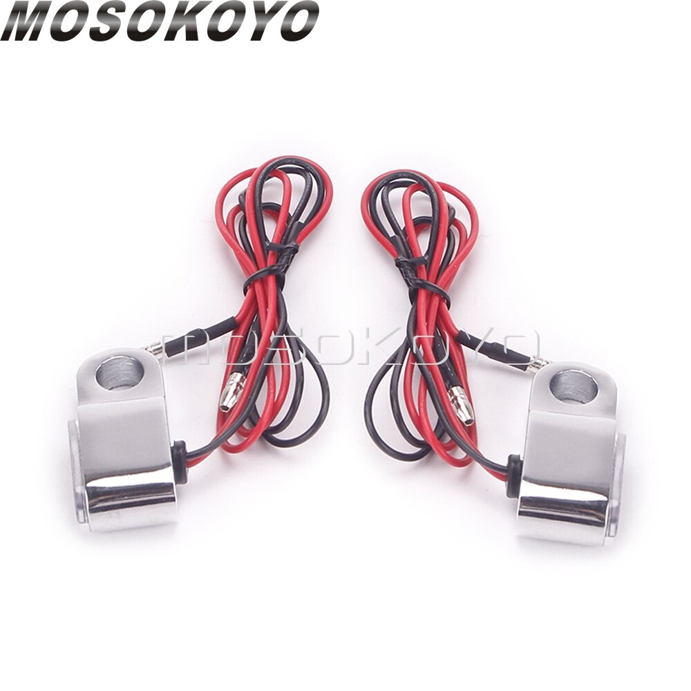 LED Mini Motorrad Blinker Anzeige Blinker Licht Blinkt Läuft Lampe für Harley Sportster Cafe Racer Chopper Bobber