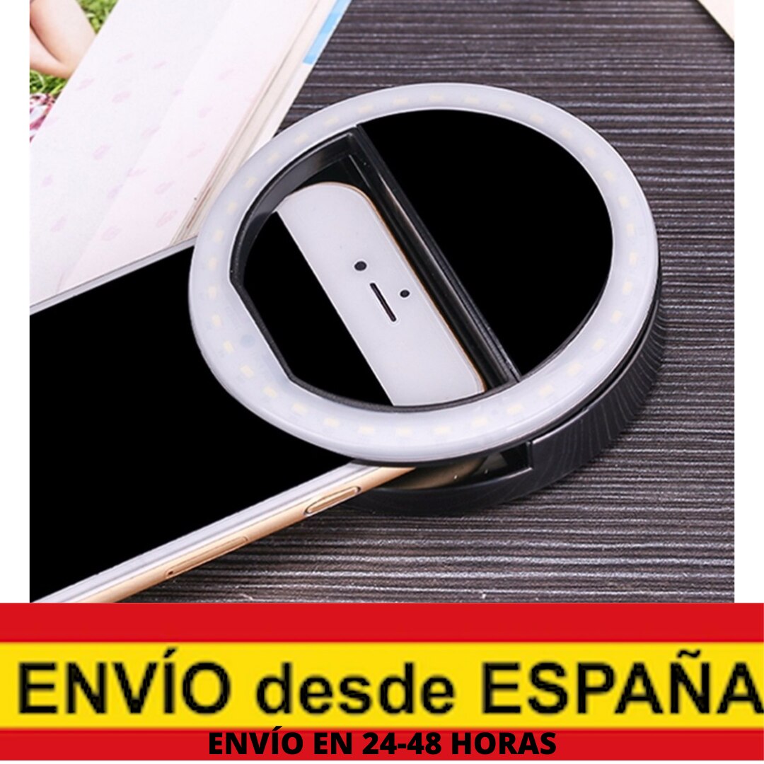 Selfie LED la luz del Flash Led de luz Cámara Clip móvil Selfie para teléfono anillo de luz de vídeo mejorar hasta Selfielámpara