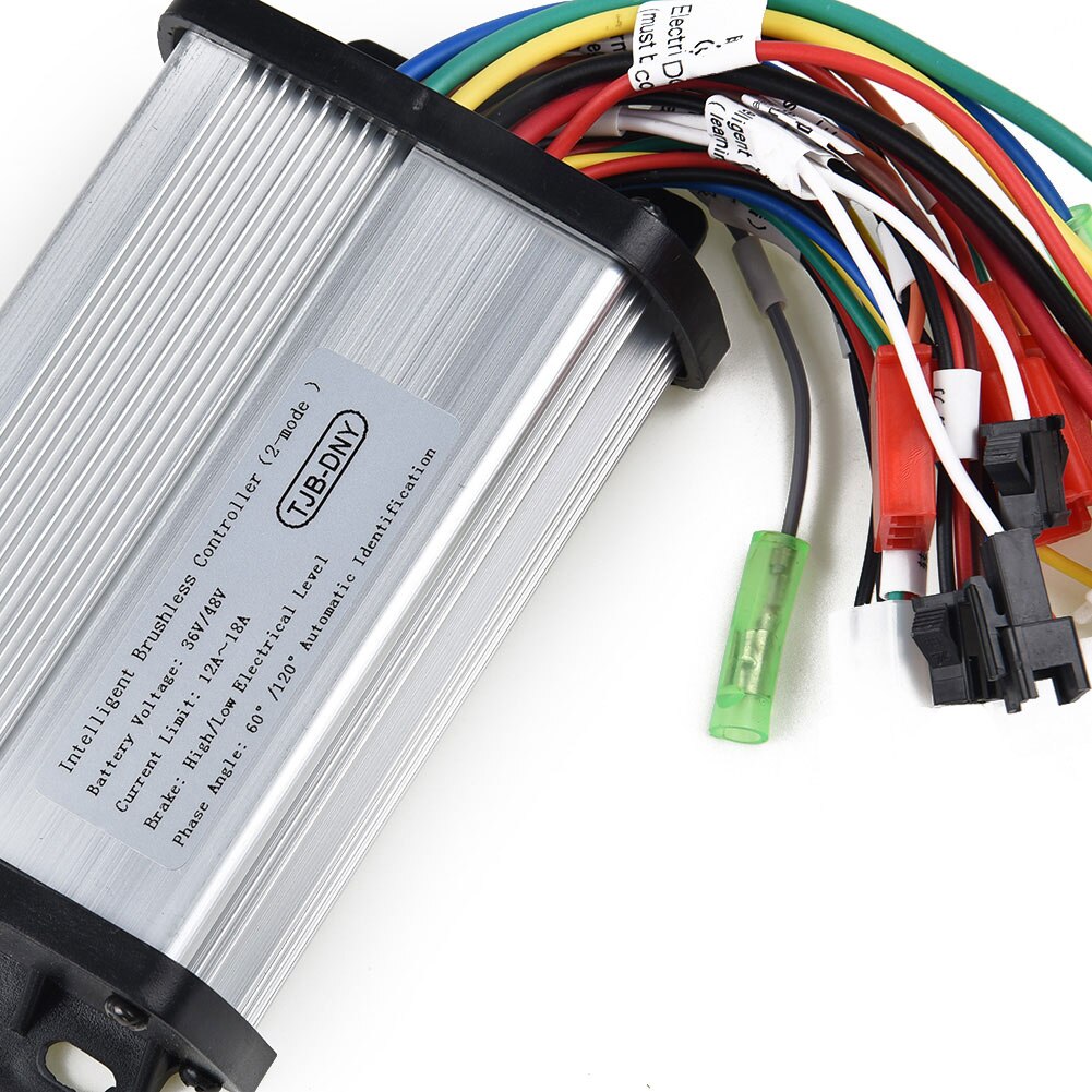 V/36V/48V 350W sin escobillas controlador 6 tubos para Scooter Motor de bicicleta eléctrica inteligente de modo Dual control DC sin cepillo