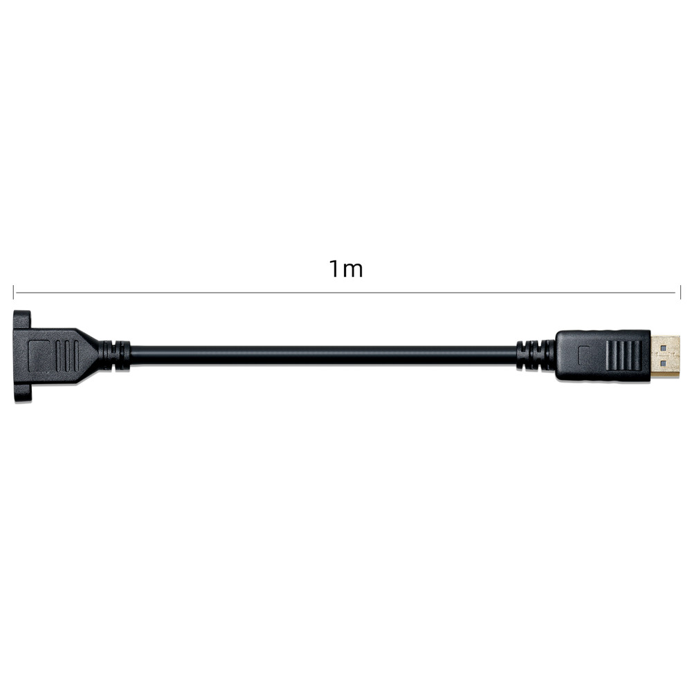 1M Dp Usb Display Line Extension Lead Kabel Voor Oculus Rift S Vr Bril Draagbare Uitgebreide Dp Kabel Zwart lijn Accessoires