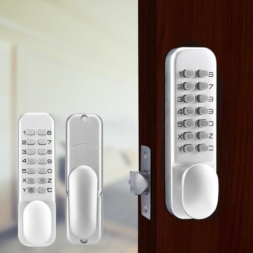 Waterproof Keyless Door Lock Combination Password Fireproof Keypad Door Lock for Home Office