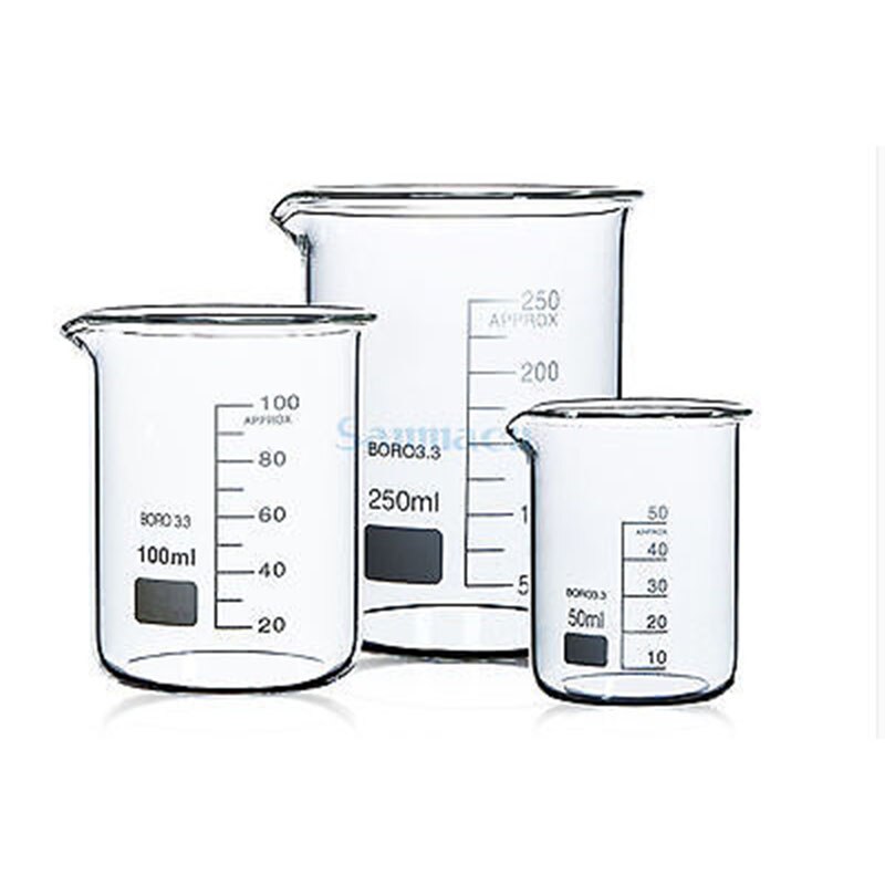 800ml Low Form Beaker Chemistry Lab G33 Borosilic Grandado 2039