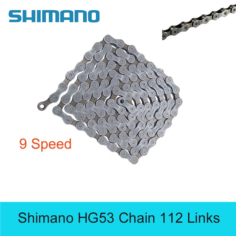 Shimano CN-HG53 Ketting 9 Speed Voor Mtb Fiets HG53 Fietsen Fiets Groepset Kettingen