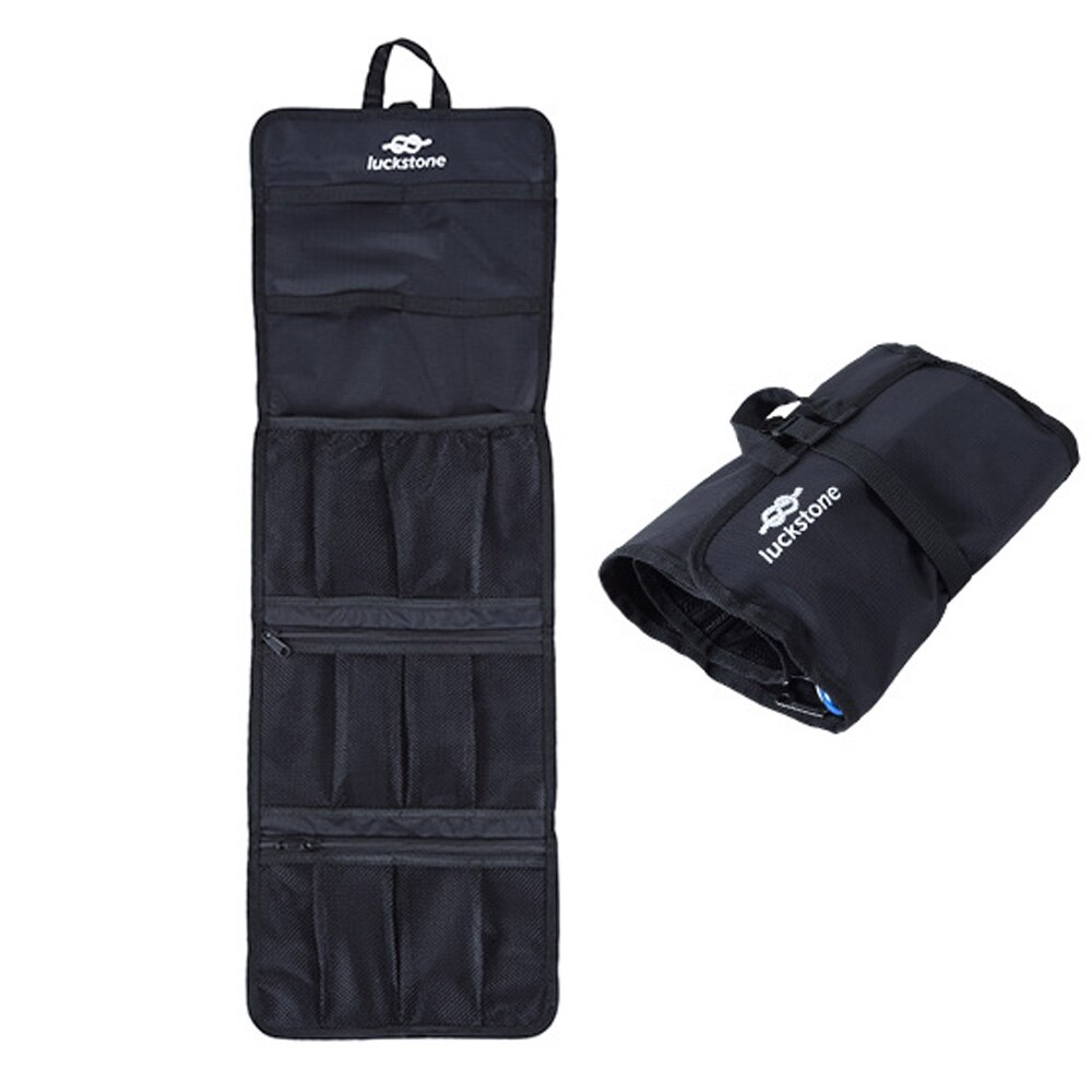 Multifuntion Rock Climbing Storage Bag Gear Equipment Organized Storage Bag Carabiner Carrying Bag: Black