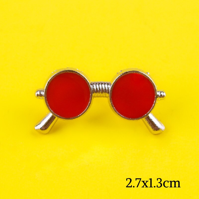 Muziekinstrument Pin Badges Op Kleding Emaille Pins Gitaar Pictogrammen Leuke Metalen Badges Strepen Voor Kleding Badge Voor Jeans Jas: Rood