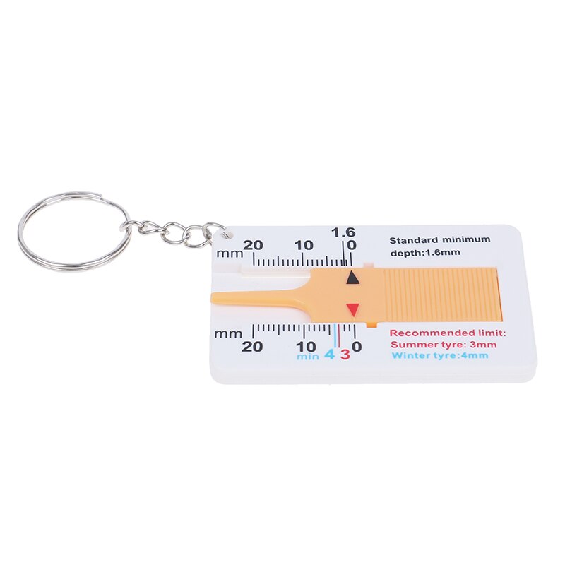 Auto Tyre Tread Depth Depthometer Gauge Digital Caliper Car Accessories Motorcycle Trailer Tire Wheel Measure Tool Repair Tool: Default Title