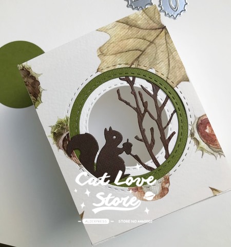 Wiewiórka zwierząt metalu wykrojniki szablony dla DIY karta papierowa robić scrapbookingu dekoracyjne rękodzieło umiera szablon robić wytłaczania cięcia nowy 2019