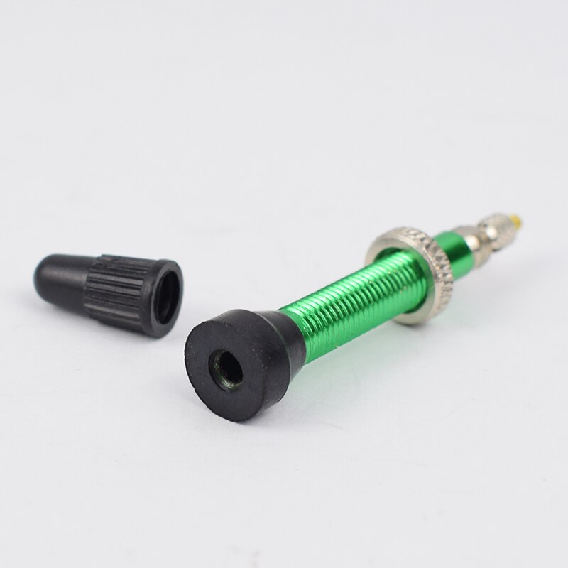 Fiets 2 Stuks Tubeless Legering Stem 48Mm Presta Ventiel Voor Geen Buis Road Mountain Fietsen Tubelss Kit Compatibele Accessoires