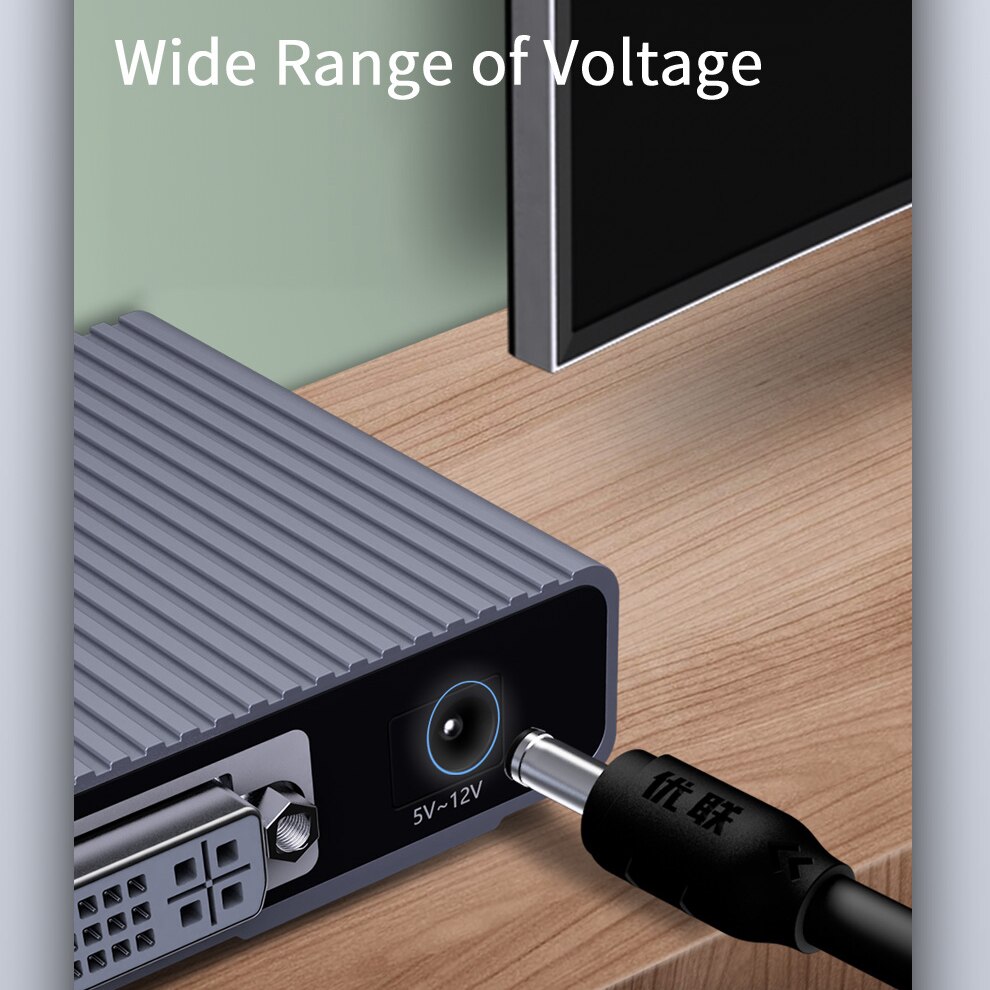 Unnlink DVI Splitter 1X2 DVI-D Video DVI Splitter 1 In 2 Out DVI Distributor UHD 4K @ 30 hz für TV box projektor monitor computer