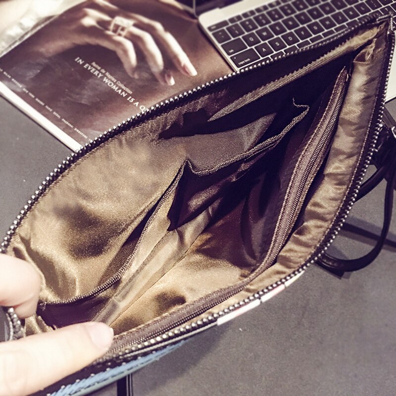 DAEYOTEN Unisex Envelope Clutch Handbag Cartoon Print Shoulder Bag Women's Messenger Bags Purses ZM0522