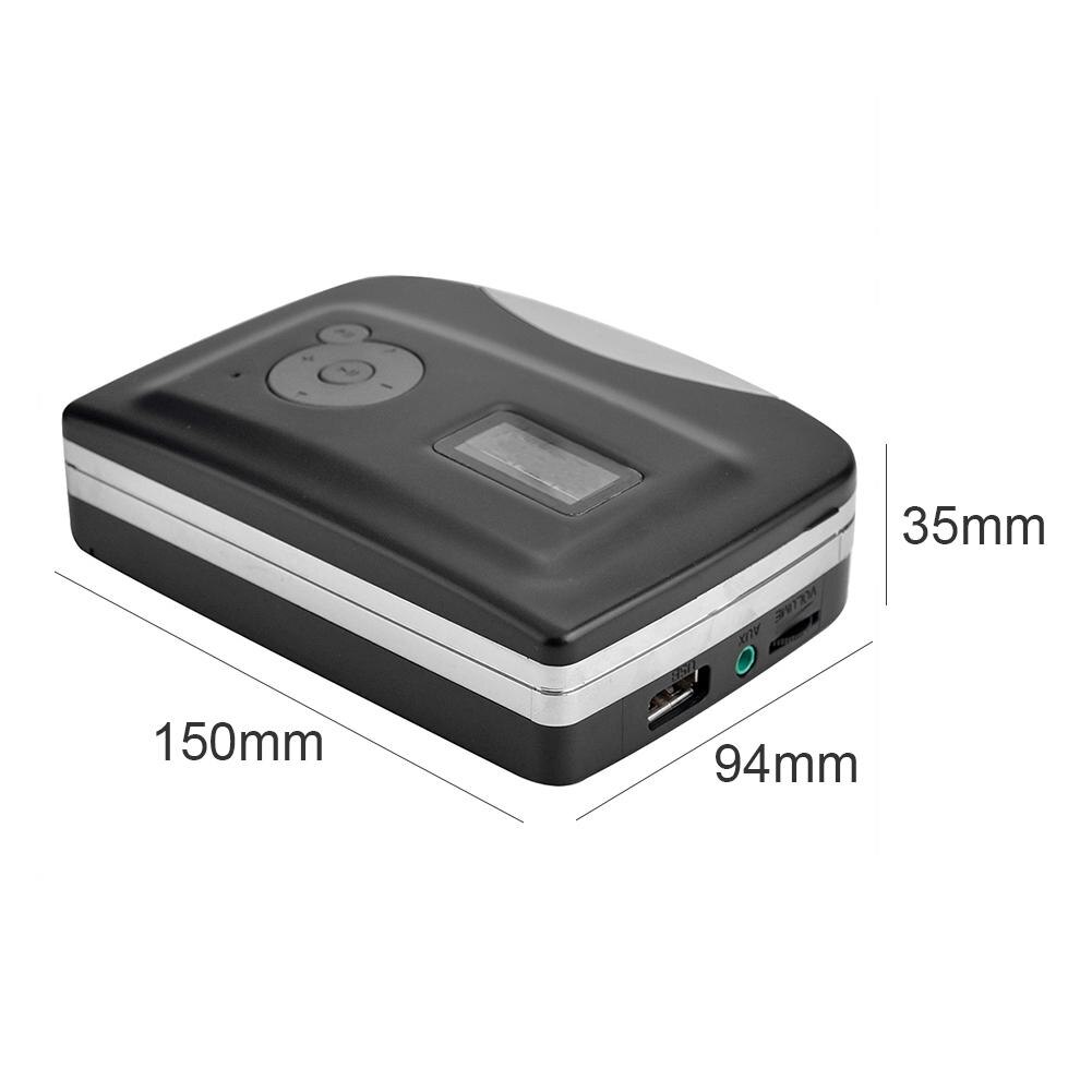 USB Cassette Tape Walkman Converter Convert to MP3 into USB Flash Drive Adapter Manual and Automatic Two Modes Practical