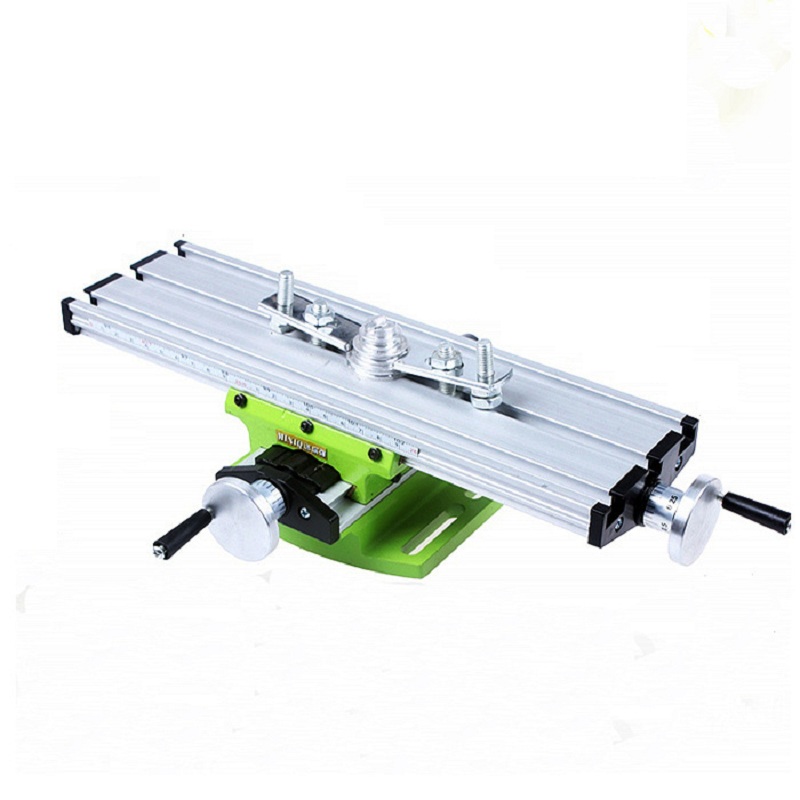 Multifunctionele Mini Cross Werktafel X/Y-as Verstelbare Werktafel Bench Met Met Verstelbare Zwaluwstaart Groeven