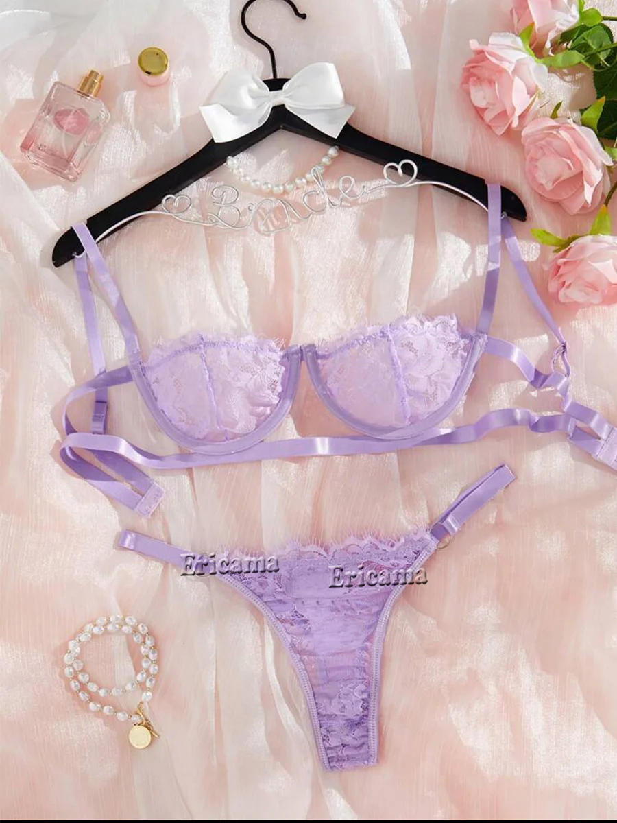 Cosplay, lencería erótica Sexy, sujetador y bragas para mujer, ligas, conjuntos de lencería Sexy para sexo, conjunto de ropa interior para mujer, disfraces sexis femeninos: Beige / L
