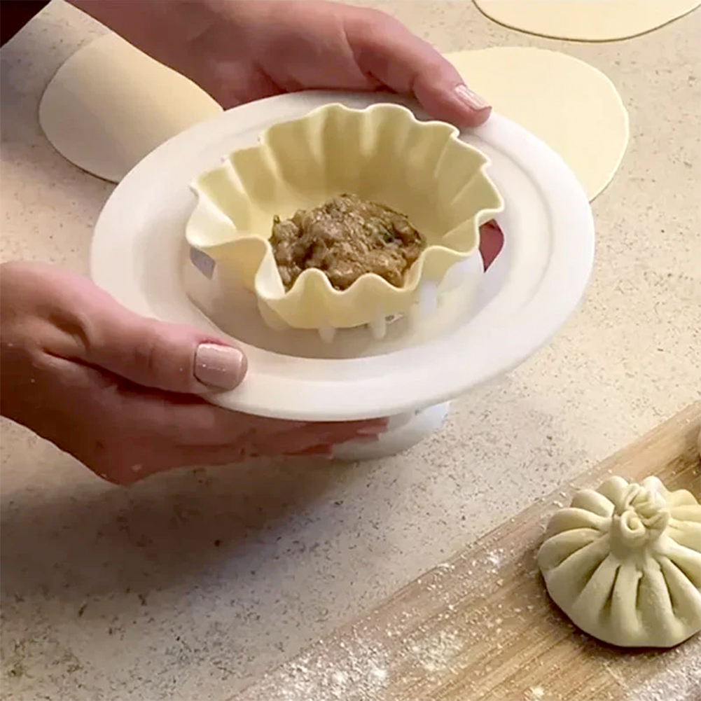 Blomsterformet bolle dumpling maskine multifunktionel brødbager gør-det-selv hjemmelavet hurtigt lavet bolleværktøj køkkentilbehør