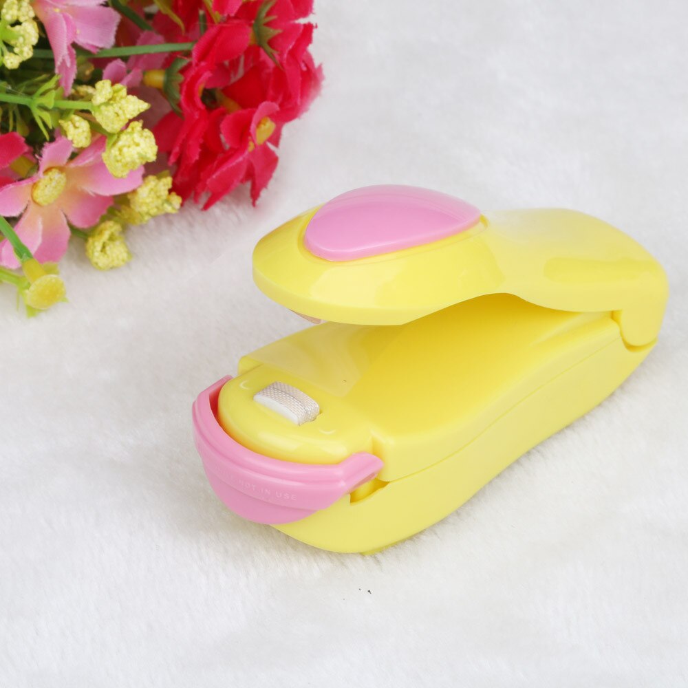 Portable Household Mini Heat Sealing Machine Sealer Impulse Plastic Poly Bag Not Battery Home Package Resealer Heat Sealer#: D