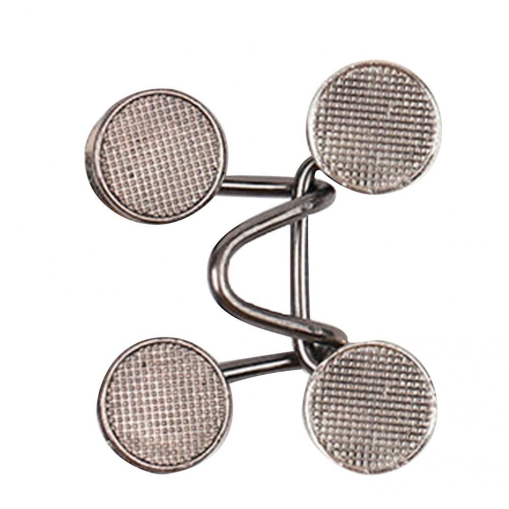 Wear Resistant 1 Set Durable Tight Trousers Snap Button Titanium Steel Pants Snap Fastener for Men