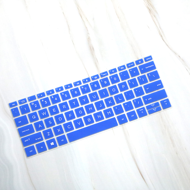 for HP Elitebook 835 G7 Elitebook 830 G7 HP ProBook 430 G8 ProBook 635 Aero G8 laptop Silicone Keyboard Cover protector skin: blue