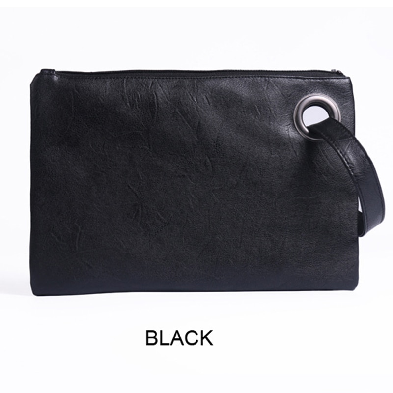 Torebki Damskie – sac à main en cuir solide pour femmes, pochette de soirée à fermeture éclair