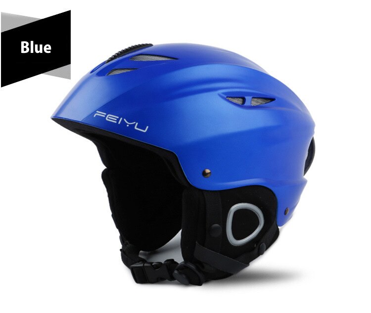 Ski Helmet Integrally-molded Adult Snowboard Helmet Men Women Skating/Skateboard Winter Sports Safety Helmets: Blue / M