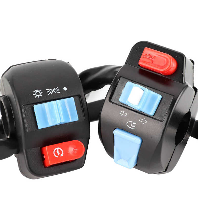 Brake Assembly Pair Motorcycle Front Brake Assembly Caliper Master with Handlebar Switch Button Universal Front Brake Assembly