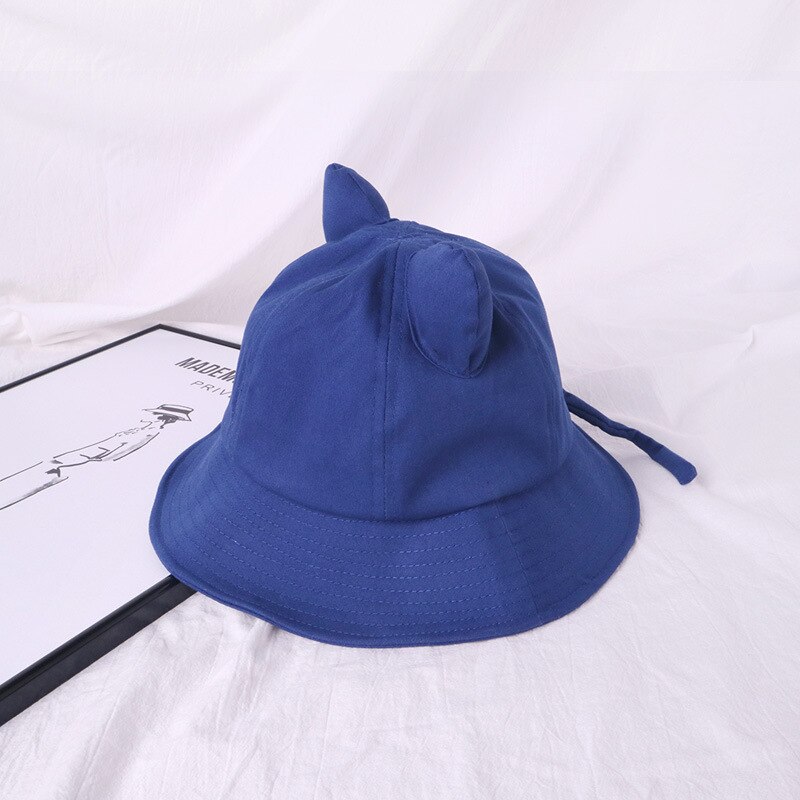 Søde katørre spand hat kvinder hip hop cap gorros ensfarvet unisex afslappet flad hat bomuld forår fiskeri spand hat cap