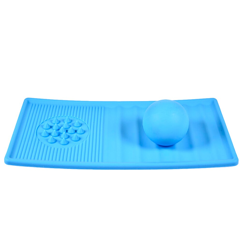 Yoga Massage Cushion Ball Stress Pain Relaxation Mat Fitness Neck Foot Relieve for Household Yoga Sporting Ornaments: Blue