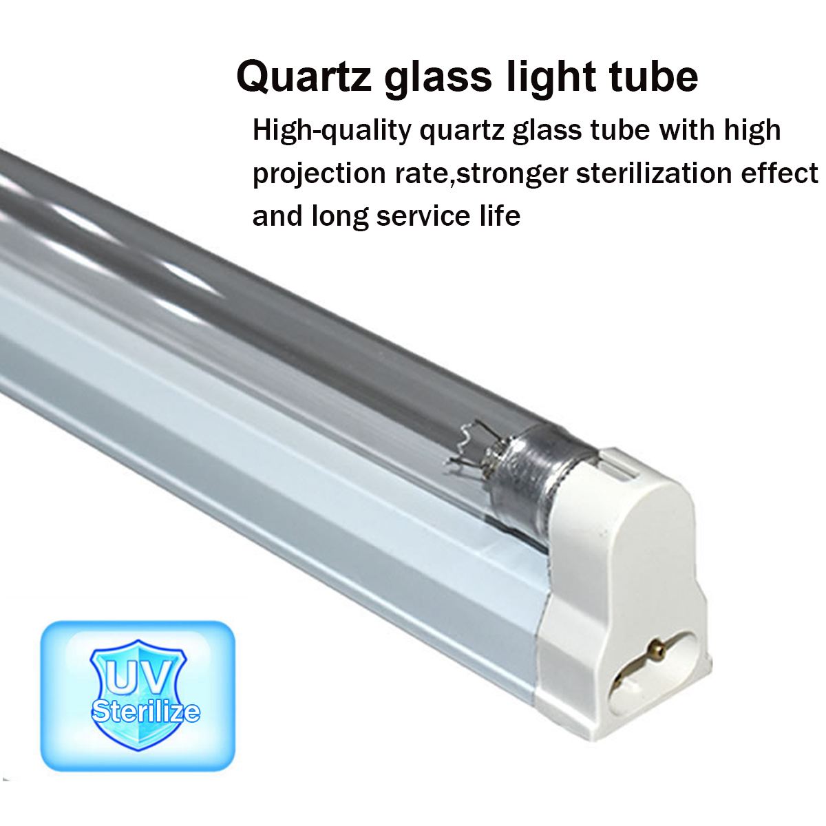 8W Ultraviolet Germicidal Light T5 Tube With UVC Disinfection Sterilizer Kill Dust Mite UV Fluorescent Light Deodor Clean Air