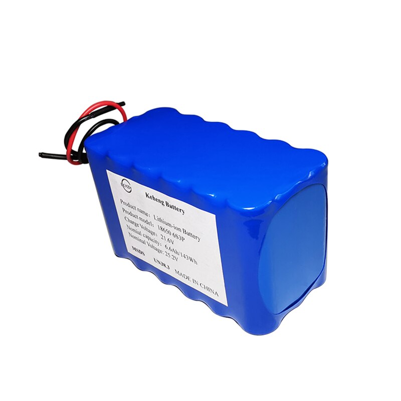 Batterie Vélo Électrique 25.2V 8000mAh 6S3P Li-ion + Chargeur - 24V 8Ah Pour Cyclomoteur Et VAE