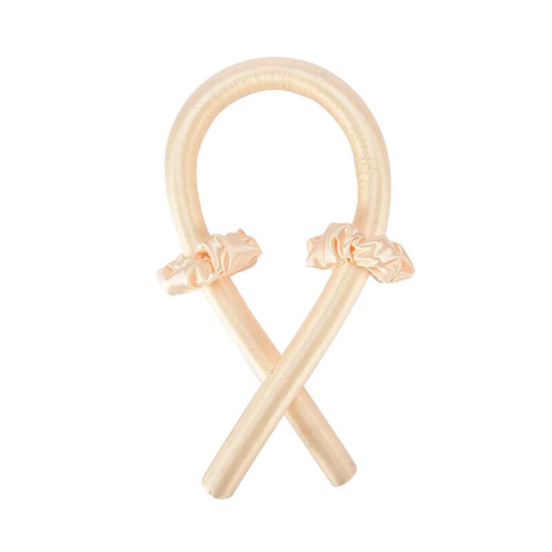 Papilotki kobiece narzędzia robić włosów jedwabne opaski robić curlingu papilotki bez ciepła formy faliste mokre i faliste wiązki kędzior bar narzędzia robić włosów: żółty