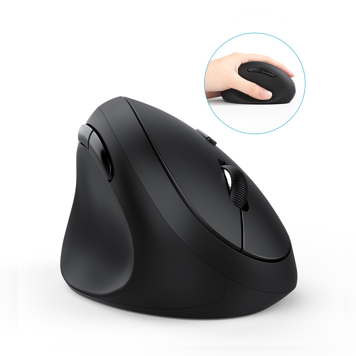 Jelly Comb – souris verticale ergonomique, 2.4G, sans fil, pour gaucher, pour PC, ordinateur portable, Notebook