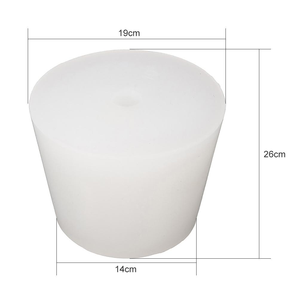 Bouchon en caoutchouc de Silicone de alimentaire, trou de 8mm, non toxique pour brassage, vin, couvercle scellé, directe: A