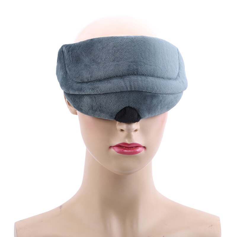 3D Natural Sleep Eye Mask Eyeshade Soft Breathable Sleeping Rest Bandage Patch Sleeping Night Outdoor Travel Blindfold