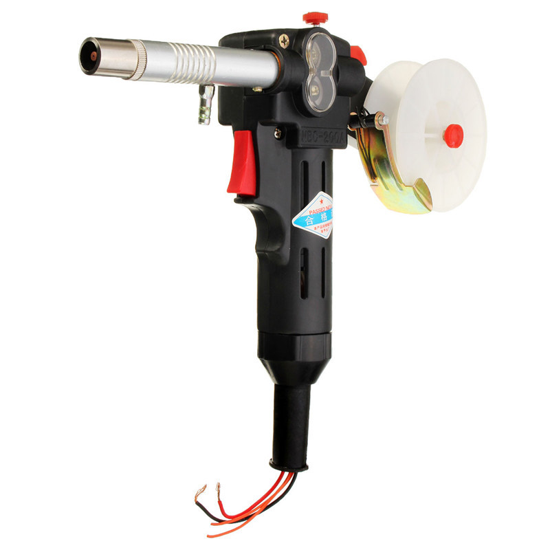180A MIG Spool Push Pull Feeder Aluminum Copper Welding Torch Stainless Steel DC 24V Motor without Cable DIY