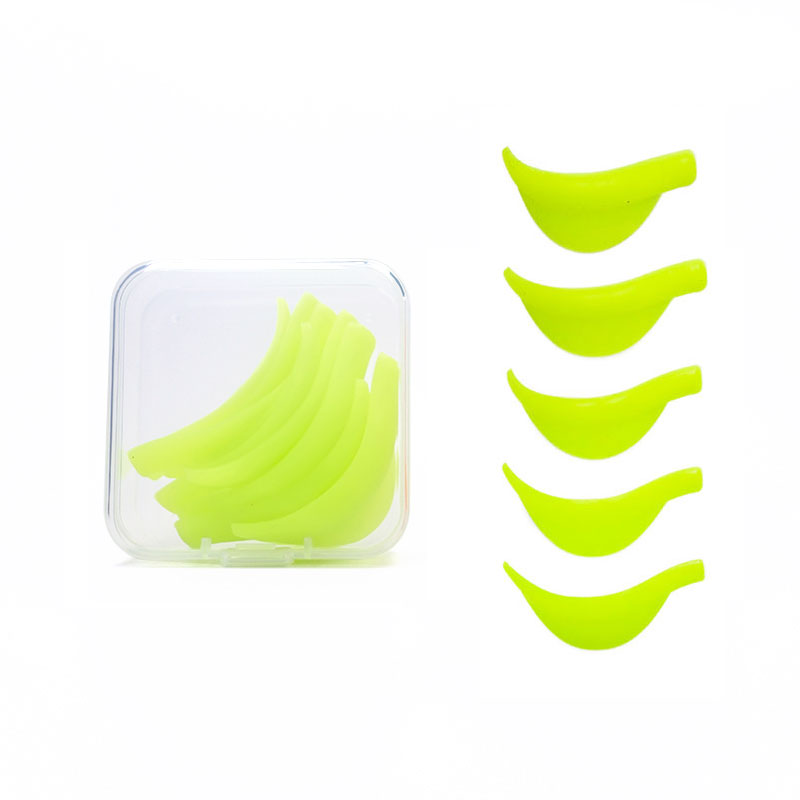 4/5/7 pares de almohadillas para permanente de pestañas de silicona, varillas de levantamiento de pestañas, escudo de reciclaje, rizador de pestañas 3D, accesorios, aplicador, herramientas de maquillaje: Rosa