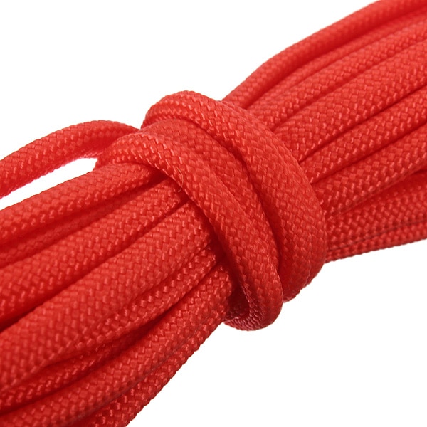 550 lb Bushcraft Überleben Paracord Fallschirm-schnur Seil Schlüsselband 7 Strand Kern 20 FT 9 Farben paracord