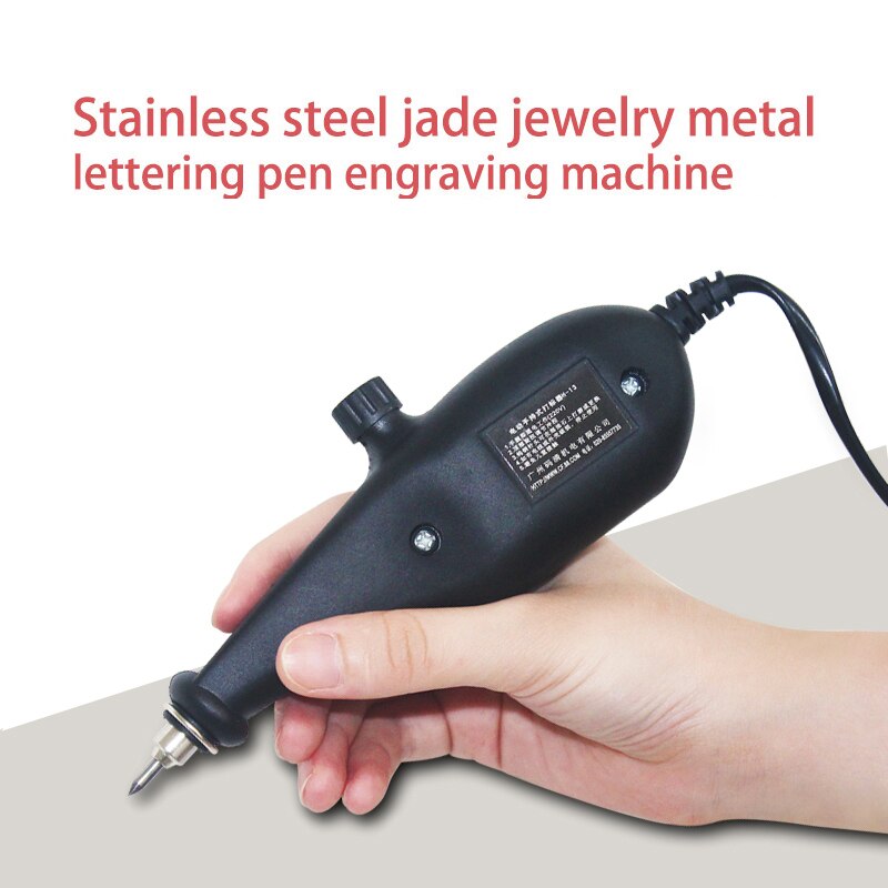 Hand-Held Draagbare Mini Elektrische Belettering Pen Tool, Geschikt Voor Metaal, Jade, Glas, bamboe En Hout, Keramiek