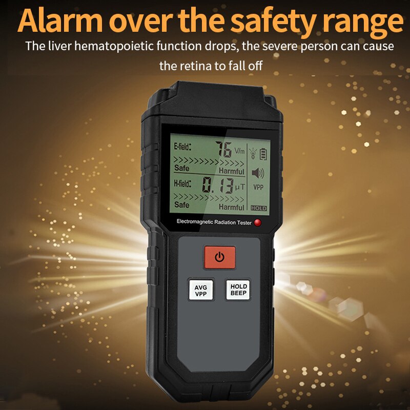 Electromagnetic Radiation Detector EMF Meter High Accuracy Radiation Dosimeter Monitor EMF Tester tools