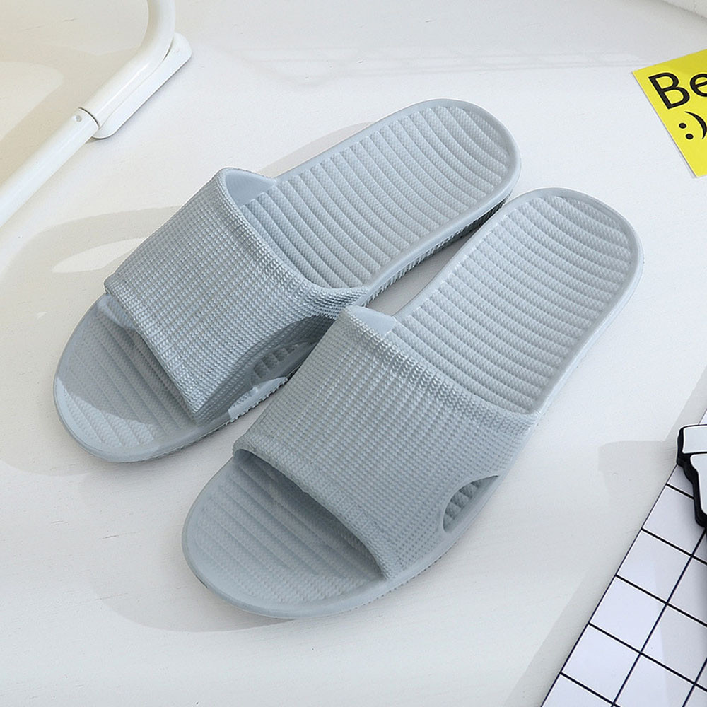 Hombre ducha en el cuarto de baño casa zapatillas de verano para hombres playa Casual zapatos de tacón plano de hombre de talla grande interior casa Baño zapatillas de tacón plano