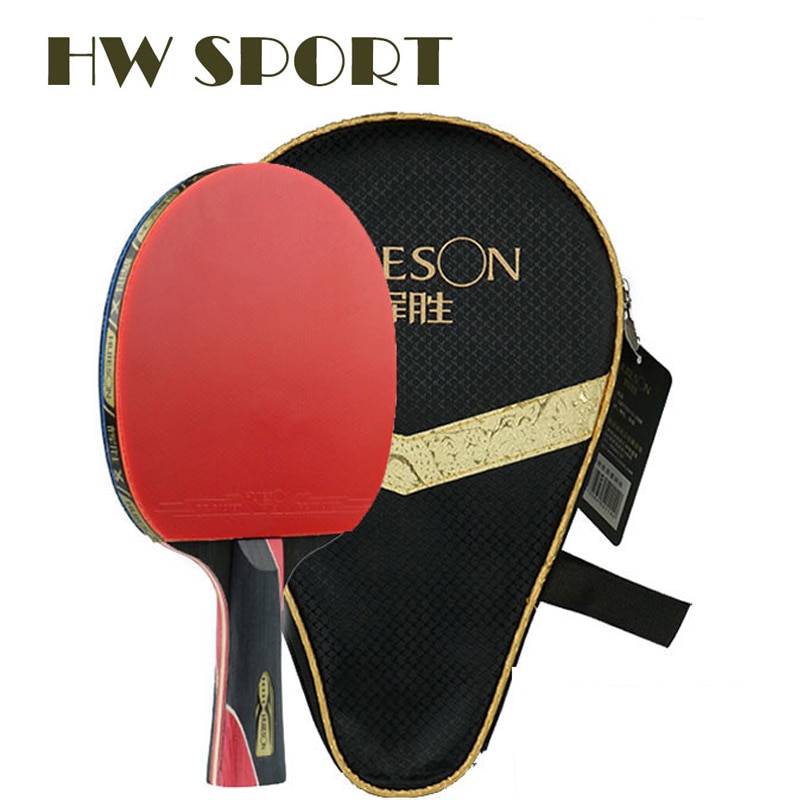 Huieson – raquette de Tennis de Table en carbone 5 – Grandado