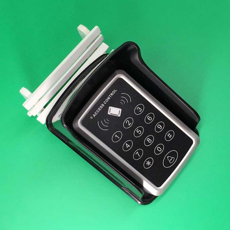 125KHz One 1 Door RFID Card Access Control Keypad Support 1000 Users with Rain Cover +10 pcs 125kHz RFID Proximity ID Card