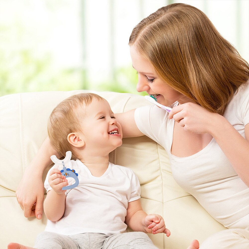 Spazzolino da denti per bambini spazzolino a setole morbide spazzolino da denti per la pulizia dello spazzolino da denti
