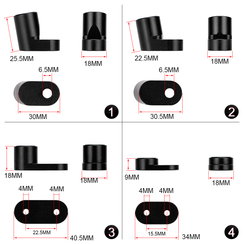 For 13-on Ford Focus ST Billet T-6061 Anodized Aluminum Bolt-on Rear Wing Spoiler Hatch Riser Lift Extension WSR03