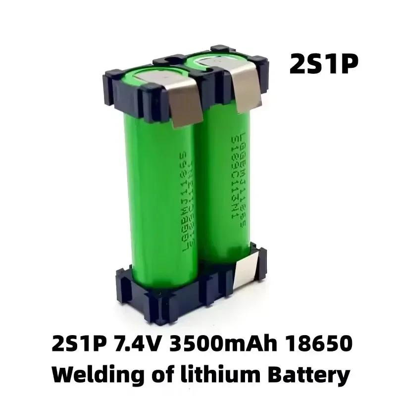2S1P 3S2P 4S1P~5S2P 6S2P MJ1 18650 battery pack custom MJ1 18650 battery welding 3500mAh / 7000mah battery pack 7.4V to 25.2v: green
