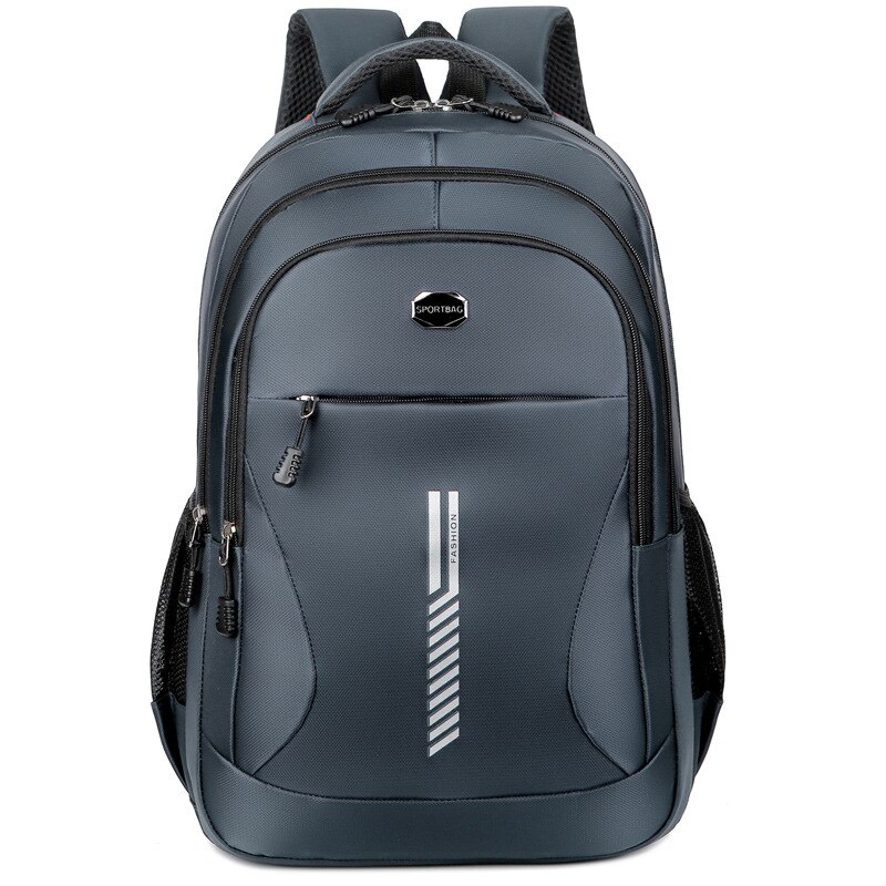 Men's Casual Backpacks Large Capacity Business Backpacks College Students' School Bags Men's Oxford Cloth Lightweight Bags: grey2
