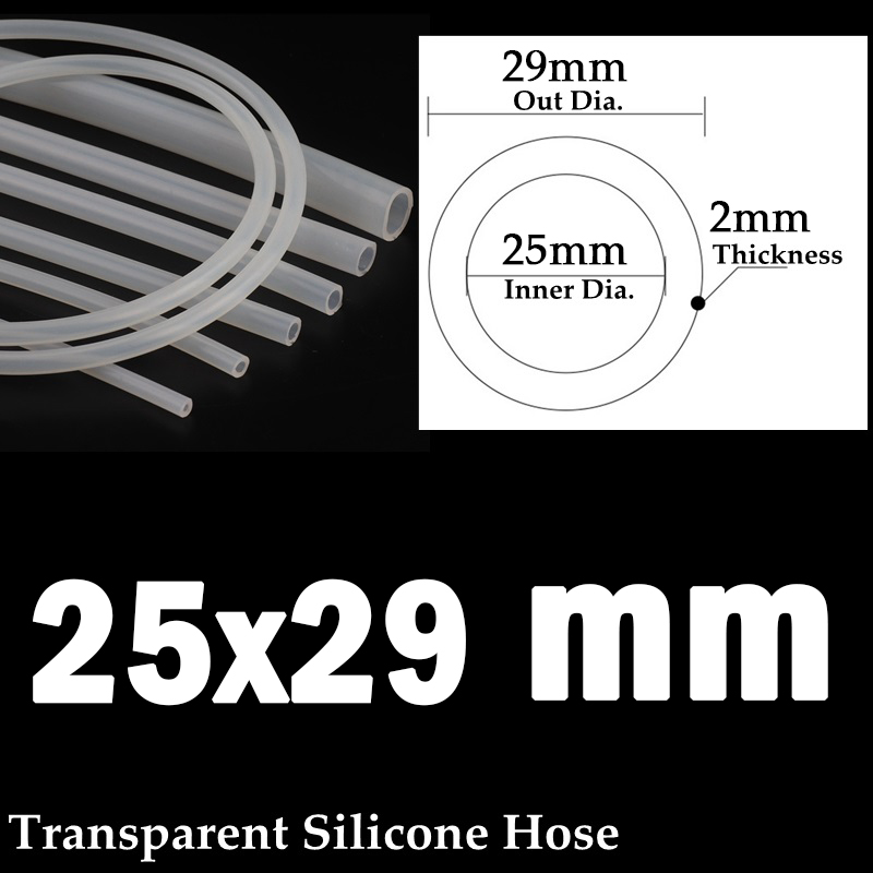 Length 1m I.D 18-50mm Food Grade Transparent Silica Gel Hose Heat Resistant Aquarium Flexible Silicone Hose Tube Pump Soft Pipe: Navy Blue