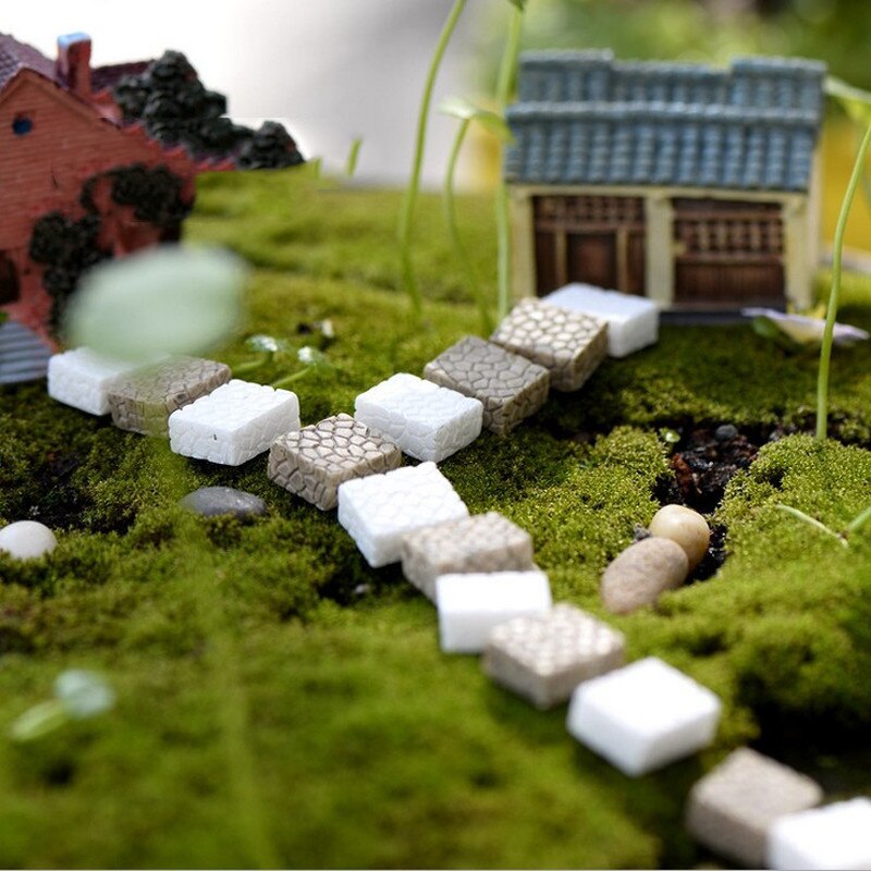 Micro landscape Stone Stairs Miniature Fairy Garden Home Houses Decoration Mini Craft Micro Landscaping Decor DIY Accessories