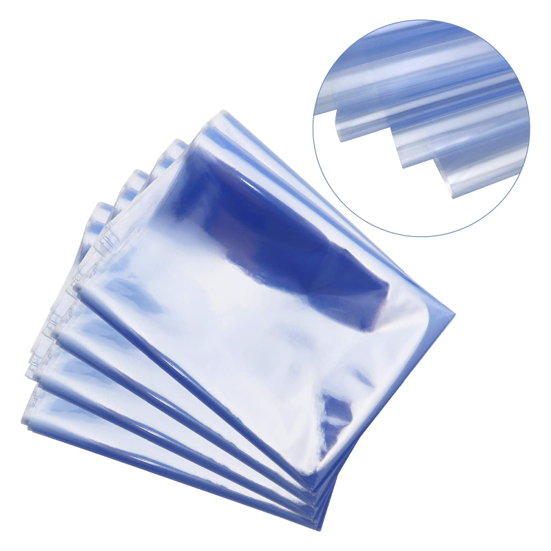 10 Uds. Bolsas de de cesta retráctil Extra grande, cestas de bolsas retráctiles de PVC de celofán transparente para de Navidad: 9X15cm