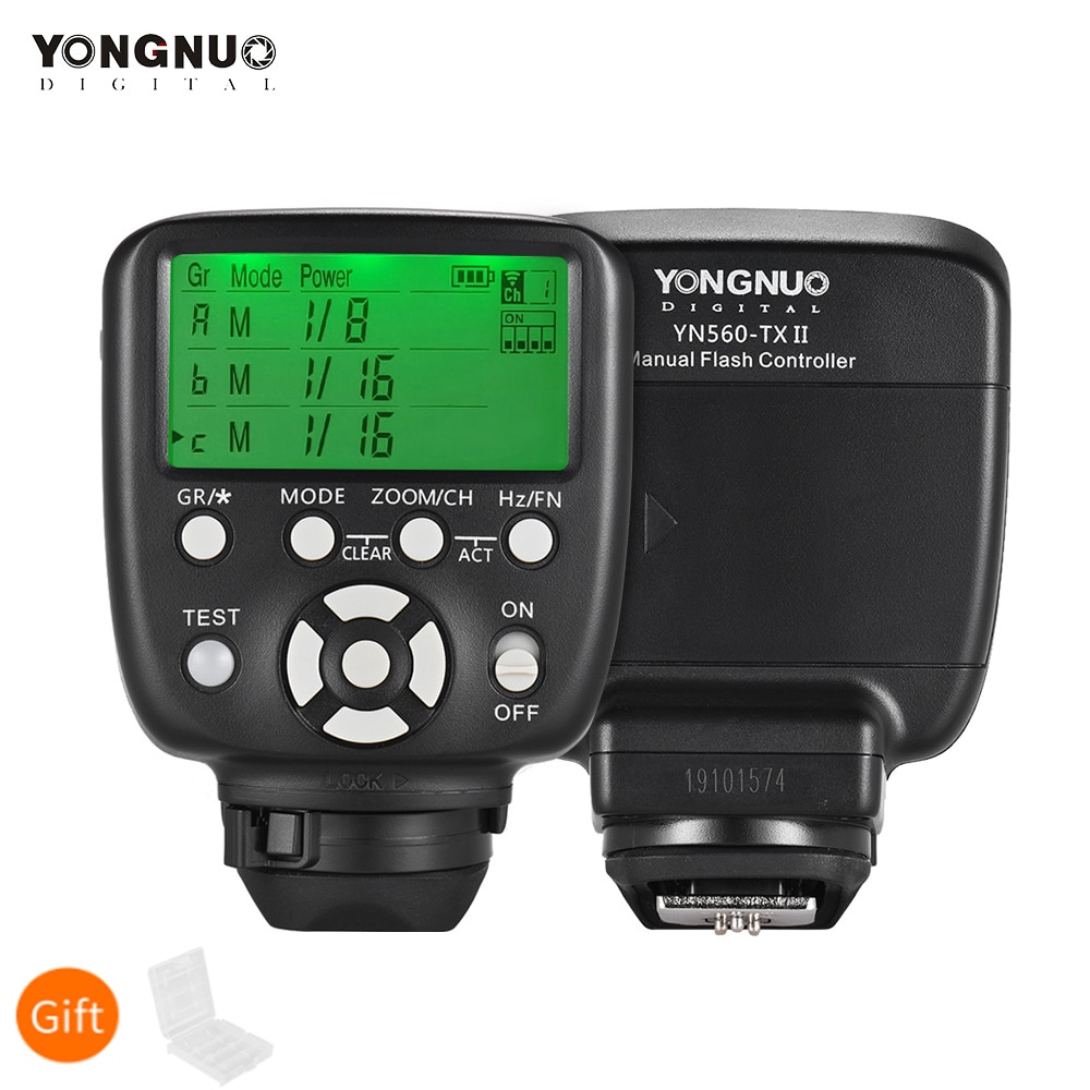 YONGNUO YN560-TX II Wireless Flash Trigger Controller Transmitter for Yongnuo YN-560III YN560IV RF-602 RF-603 II for Canon Nikon